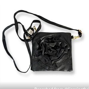 SAX Fleurette Genuine Leather Crossbody Bag-like new!!